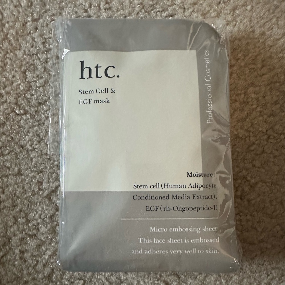 HTC Stem Cell & EGF Hydrating Mask Professional Cosmetics 10 sheets